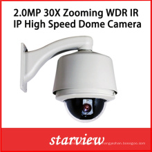 2.0MP 30X WDR IP Poe red al aire libre PTZ cámara domo